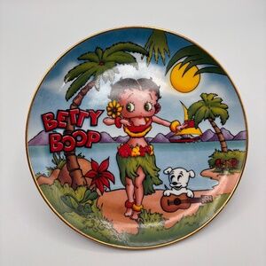 Danbury Mint Betty Boop Tropical Time Hawaii Collector's Plate